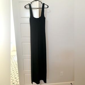 Fitted, black, BCBG Maxi dress. Tags on.